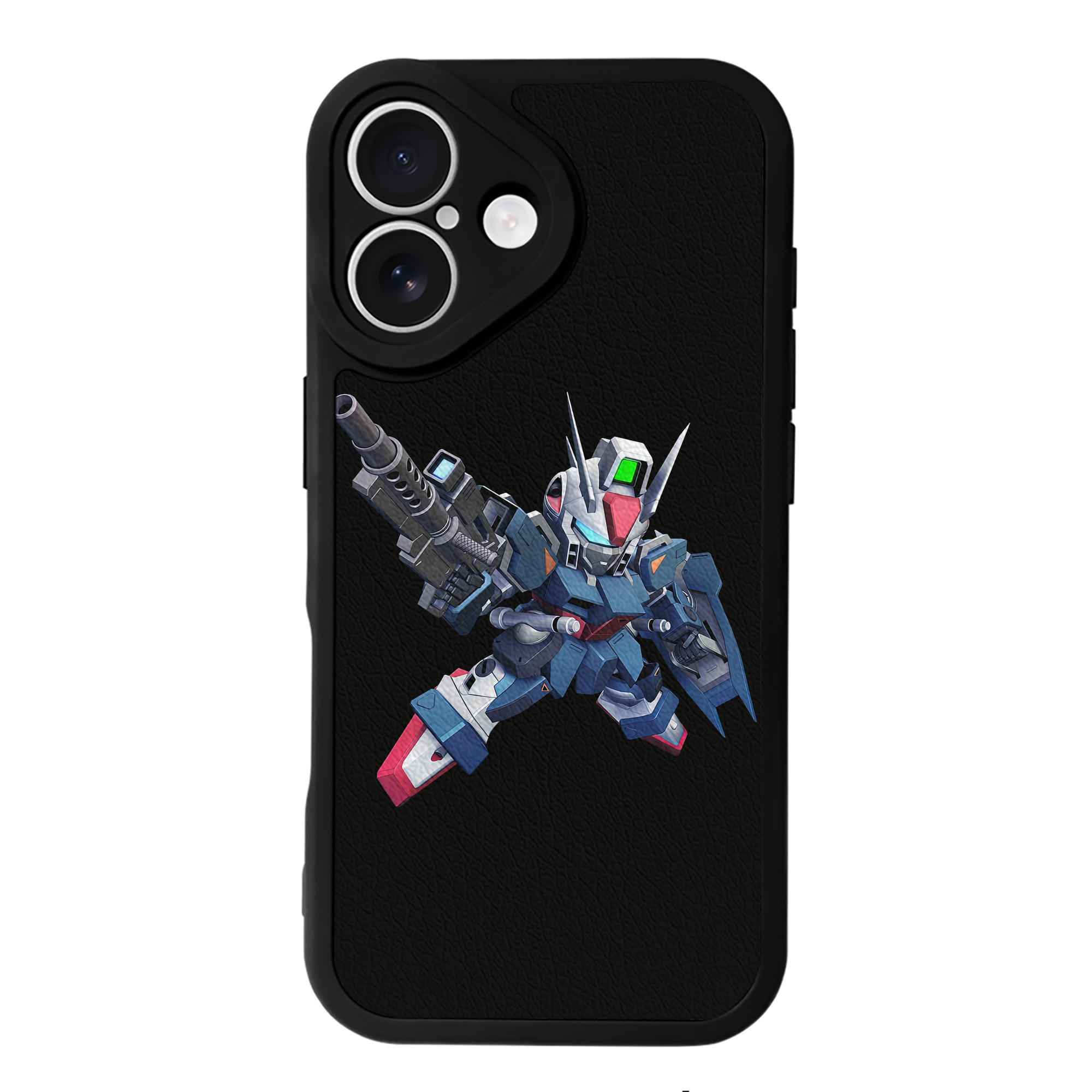 （画像用） 機動戦士ガンダム Mobile Suit Gundam 【iPhone 16シリーズ対応】シリコンスマホケース（レザー調） 材質：シリコン